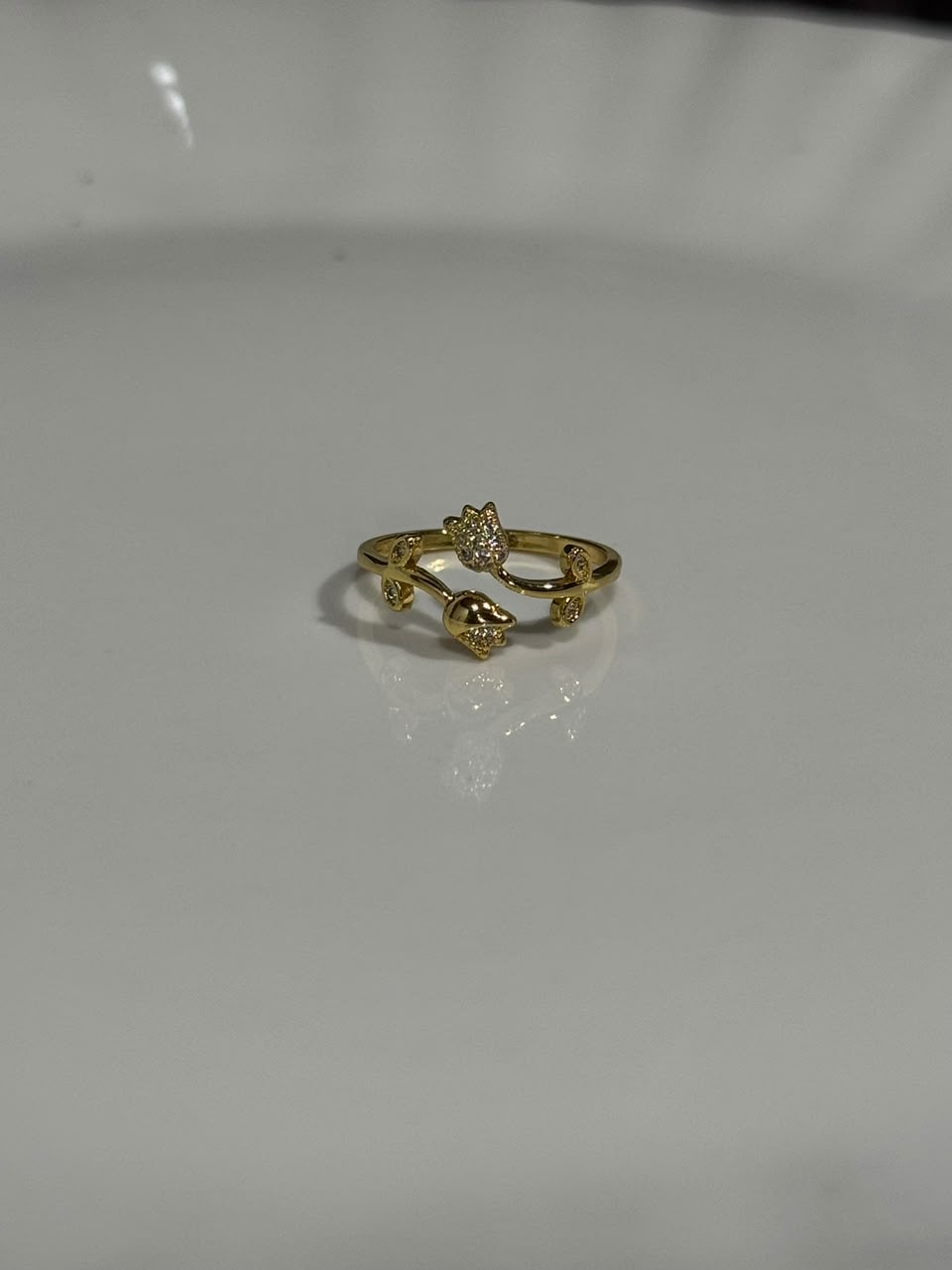 Anillo Tulipán Dorado