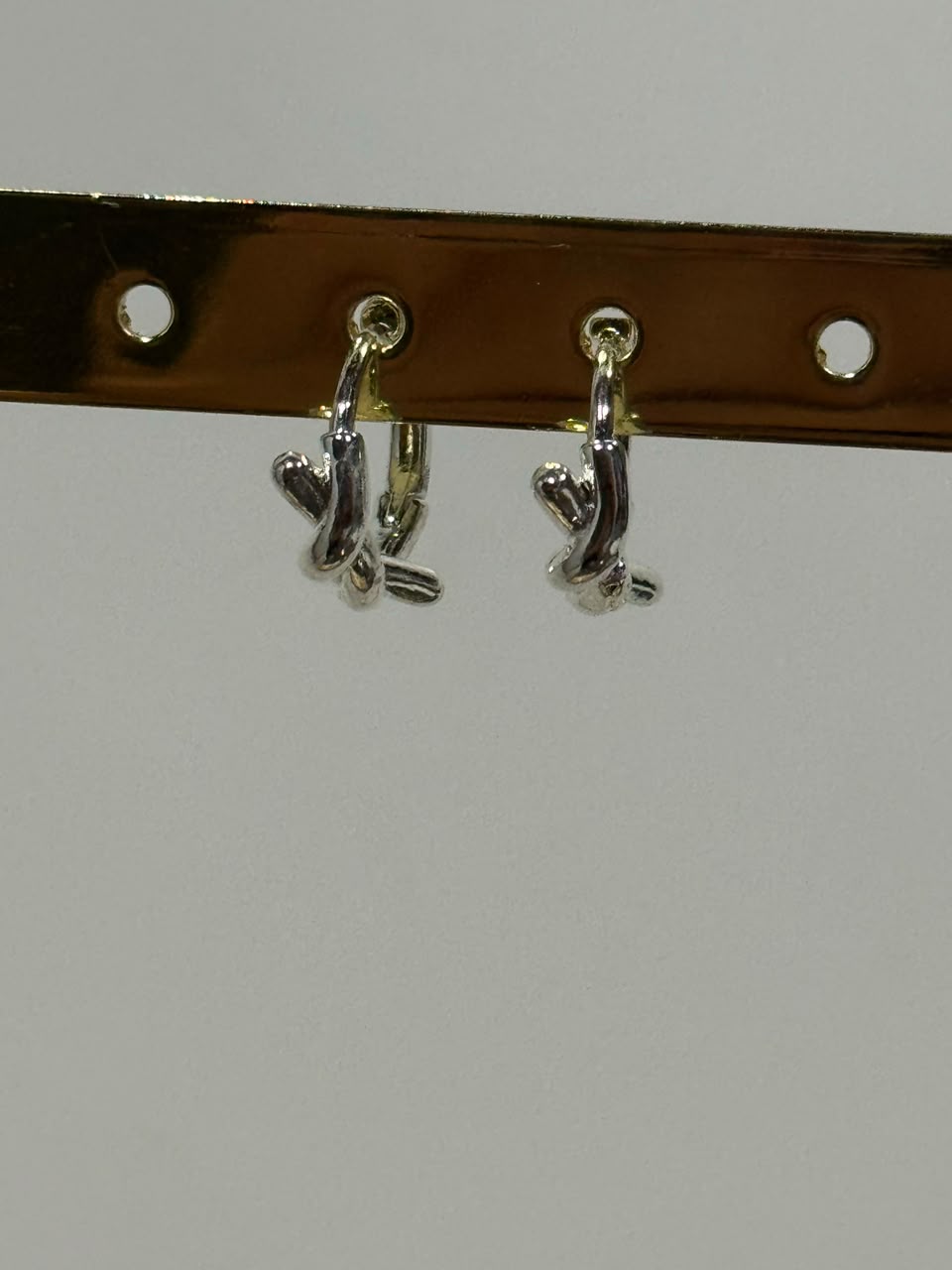 Argollas lazo cruzado