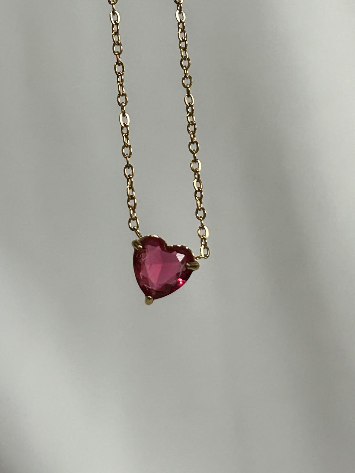 Collar Corazón Rosa